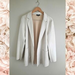 Premise Studio Faux Leather Blazer Cardigan Size L